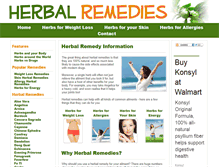 Tablet Screenshot of herbalremedypro.com